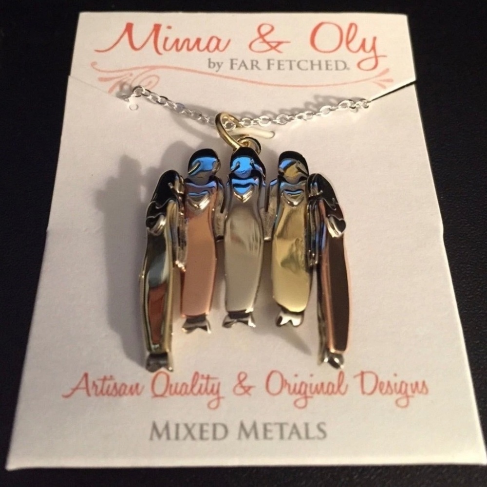 Five Sister Girlfriend Friend Necklace